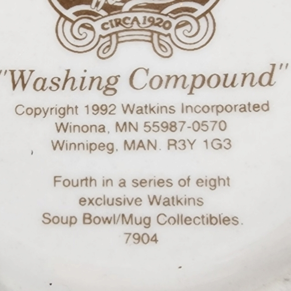 Vintage Watkins washing compound advertising mug 1992 - Picture 3 of 5